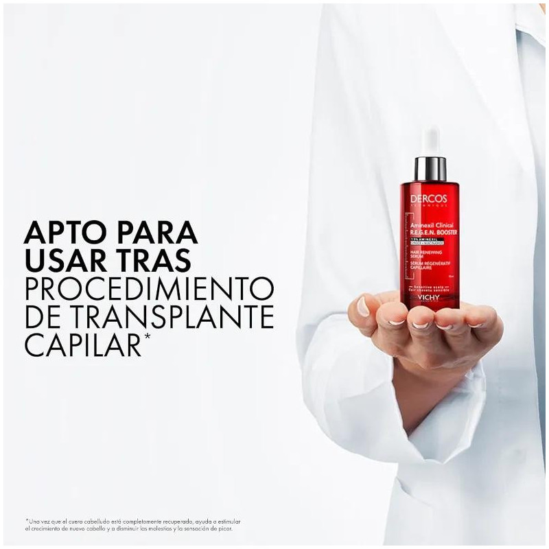 Vichy Dercos Aminexil Booster Anticaída 90 ml - Efecto Rápido