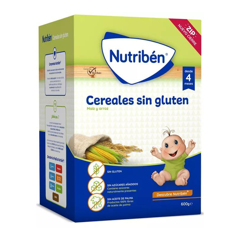Nutribén Cereales Sin Gluten 600gr | Productos de Farmacia